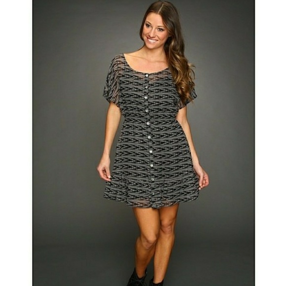 Quiksilver Dresses & Skirts - Empire Dress w/ Ikat desighn